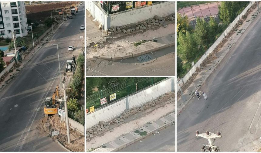 Sökülen kaldırımın yerine yenisi bir aydır yapılmadı