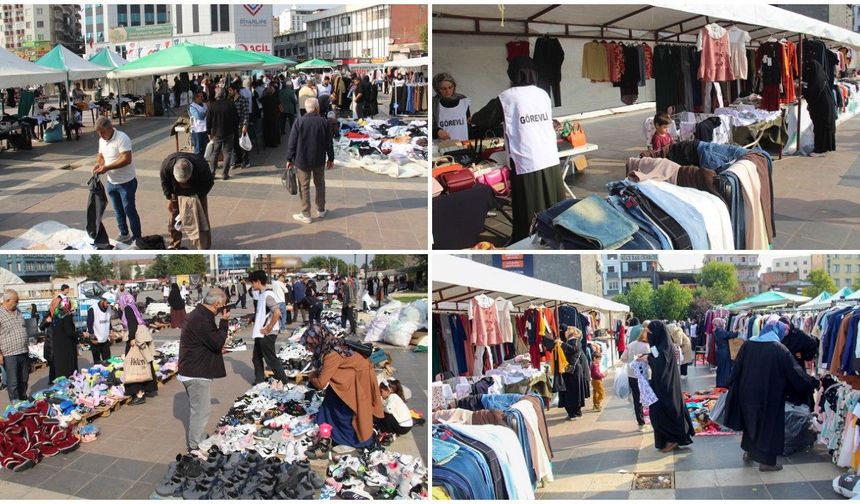 Diyarbakır’da hayır kermesine yoğun ilgi