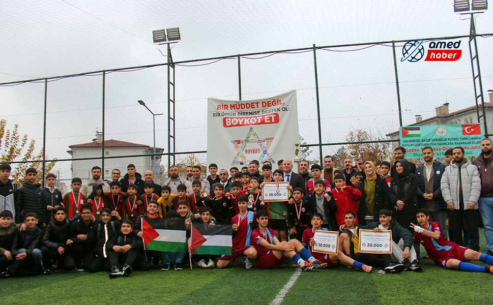 Diyarbakır'da "Gazze Kardeşlik Futbol Turnuvası" sona erdi