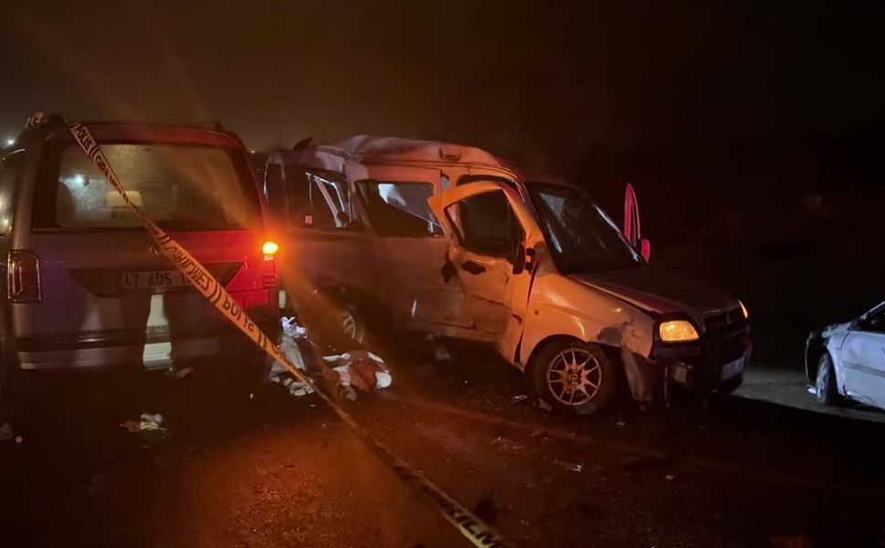 Mardin'de feci kaza: 3 ölü, 1’i ağır 6 yaralı