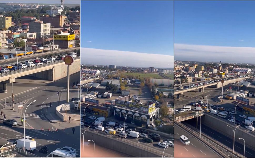 Diyarbakır'da plansız yol çalışması trafik çilesine dönüştü