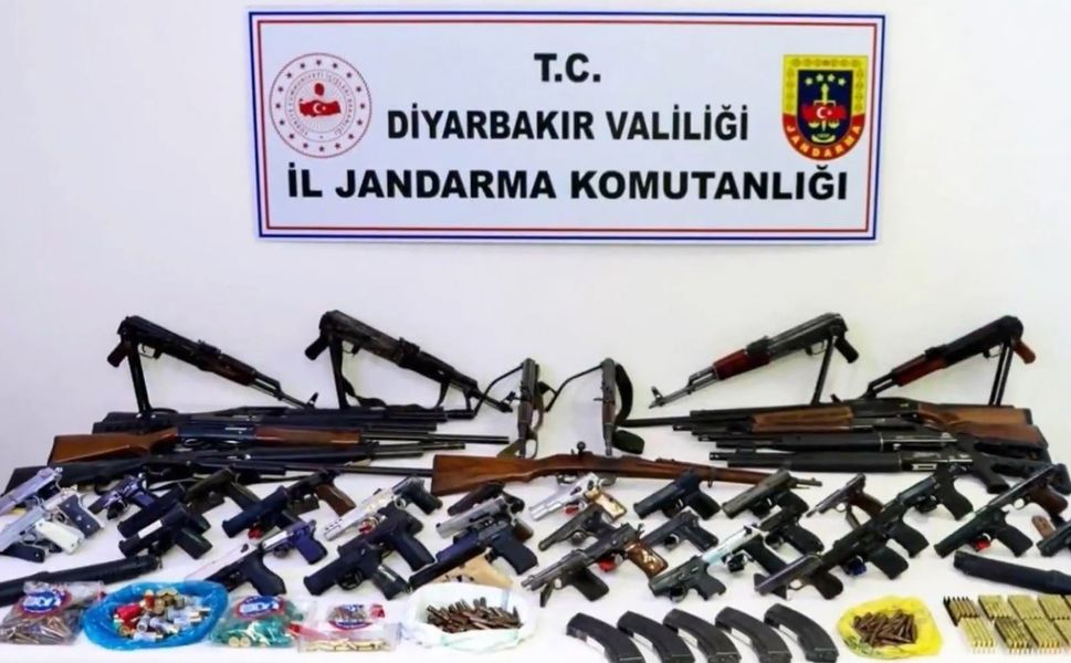 Diyarbakır dahil 6 ilde silah kaçakçılığı operasyonları: 119 gözaltı